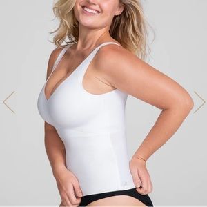 Honeylove LiftWear Tank White Spanx Inspo S